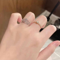 Gift Jewelry Accessories For Valentine's Day Crown Anillos Classic 2 In 1 Princess Rings Romantic. 