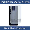 Infinix Zero X Pro Carbon Fiber Back Matte Skin. 
