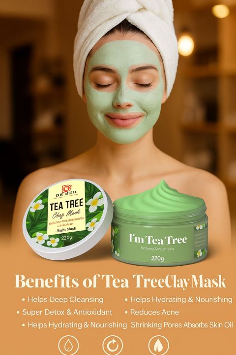 DR%20MED%20Tea%20Tree%20Night%20Clay%20Mask%20220g%20%E2%80%93%20Purifying%20Face%20Mask%20for%20Blemished%20&%20Oily%20Skin%20%E2%80%93%20Controls%20Acne,%20Removes%20Impurities,%20Tightens%20Pores%20%E2%80%93%20With%20Natural%20Tea%20Tree%20Extract%20-%20Image%204