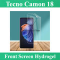 Tecno Camon 18 Front Jelly Protector Soft Film Protection TPU Hydrogel With Sides Cover For camon18 - Transparent. 