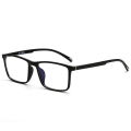 0 -0.5 -0.75 -1.0 To -6.0 Minus Degree TR90 Square Prescription Eyeglasses Women Men Ultralight Business Computer Optical Glasse. 