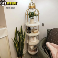 Corner Stand Corner Rack For Decoration Cage bird cage flower rack living room shelf corner floor multilayer storage cosmetics shop window display Saddiq Tele Mall. 