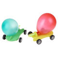 Children Science Educational Balloon Power Car Model Handmade Diy Toy. 