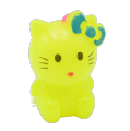 Puffer Ball Hello Kitty Soft Rubber Toy Chu Chu with Whistle Flash Ball LED Light Up. 