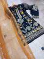 Full Embroiderd Shirt With Emb Dupatta 3pcs  Shirt Stuff Organza  Embroidery Stuff Malai Crepe  Emb Dupatta Size 2.5 Yards Stuff Organza  tahi. 