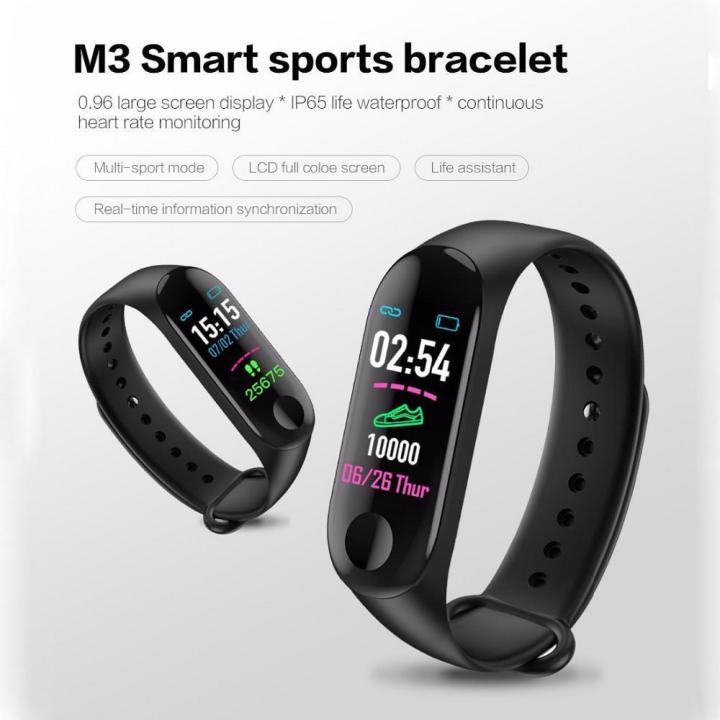 Samrt Band ,Smart Watch M3 Bluetooth Intelligence Health Smart Band Wrist Watch Monitor Smart Bracelet