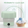 2 IN 1 PORTABLE  MINI WASHING MACHINE FOR KIDS CLOTHES WITH DRYER | 9L HIGH CAPICITY WITH MODES , DEEP CLEANING FOR ,UNDERWEAR ,BABY CLOTHES,SOCKS ETC. 