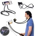 Lazy Bendable Flexible Hang Neck Phone Holder 360 Degree Rotation Mobile Stand. 