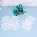 Coaster Resin Mold Kit DIY for Epoxy Resin Casting Coasters Home. 