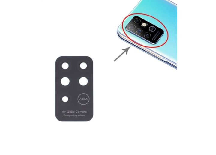 Infinix Note 8i Replacement Back Camera Glass Lens For Infinix