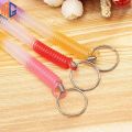 Spiral Spring Coil Keychain Anti-Lost Bungee Coil Cord | Durable Key Chain Ring for Men | Theftproof Key Holder for Bags, Belts & Accessories. 