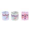 Lot 3Pcs Mini Toilet Papers Tissues 1/12 DollHouse Miniature Bathroom Decor. 
