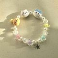 Good day cute chiikawa bracelet beads niche design Jiyi Xiaohachi Usachi bracelet bracelet jewelry bestie gift. 