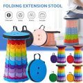 Portable Retractable Folding Stool Chair | Latest Smart Outdoor Foldable, Collapsible Lightweight Seat Chair Stool for Camping Traveling, Picnic, Car, Easy to Carry Anywhere | Mama Baby Online Store. 