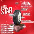 GTR EURO STAR | TUBELESS TYRES FOR ALL CARS | WITH WARRANTY (1 TYRE PRICE). 