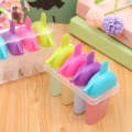 Omega 4PCS Multi-Color Ice Cream Lolly Plastic Mold - Create Fun and Delicious Homemade Treats. 