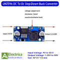 Display or Without Display Step-Up and Step-Down Voltage Converter Module XL4017 & LM2596 Buck Converter and XL6009 Boost Converter Module By Electrica. 
