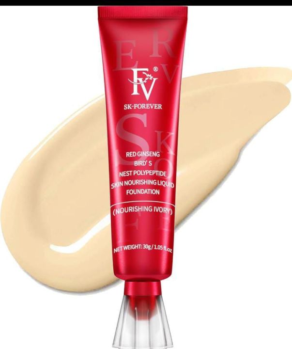 FV SK-FOREVER S RED GINSENG BIRD'S NEST POLYPEPTIDE SKIN NOURISHING LIQUID FOUNDATION (NOURISHING IVORY) NET WEIGHT: 30g/1.05 fl.oz