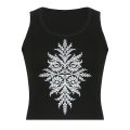 2022 Tops Women Harajuku Dark Academia Gothic Sleeveless Tank Grunge Graphic Aesthetic Print Crop Top Summer Y2K Vintage Clothes. 