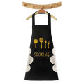 Kitchen Cooking Apron With Hand-Wipe Pockets Waterproof For Cooking Baking. 