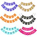 Happy Birthday Banner in All Colors for Birthday Party, Birthday Boys Birthday Girls Decoration, Baby Shower, Baba 1st Birth Day Party Decor, Party Supplies, Birthday Decoration HBD Banner. 