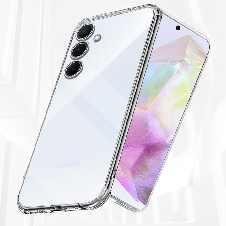 For Samsung Galaxy A35 5G Full Pack Clear Airbag Phone Back Cover For Samsung A35 Galaxy a35 Soft Silicone Case Drop Resistant Phone Case