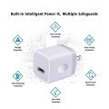 Single USB Port Wall Charger, UorMe 2.1A/5V Wall Charger Plug USB Power Adapter for Phone X/8/7/6S/6S Plus/6 Plus/6/5S/5,Samsung Galaxy S9/S8/S7 Edge,HTC,Nexus,Moto, BlackBerry and More. 