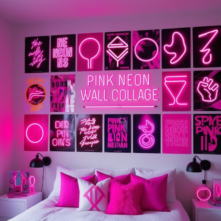 Photo Pack / 4x6 photo /Pink aesthetic wall collage kit 20 photo cards 4x6" inches size for wall and room decor customize available