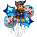 Paw Patrol Birthday Balloons Set, Paw Patrol Birthday Decoration, Paw Patrol Birthday Theme. 