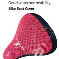SUQI High Quality Bicycle Saddle Comfortable Breathable Saddles Bike Seat Cover 6 Colors Cycling Cushion Bicycle Bike Accessories 3D Soft Cycling Silicone Seats/Multicolor. 