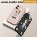 chenyyka For Redmi Note 11 4G Note 11s Case Fashion Clear Flower Thin Leather Soft Silicone Full Lens Cover Camera Protect Cases Shockproof Back Cover Casing Softcase. 