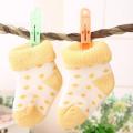 Plastic Clothes Pins Hanging Clips Hooks 20 Pcs Assorted Color. 