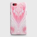 Oppo A1k Cover Case White and pink marble  Hard Cover- Design 21 Cover. 