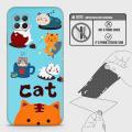 Huawei Nova 7i Back Skin - Design 3 - Cute Lazy Cate Skin Wrap Back Sticker. 