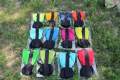 One Pair of Gaiters Outdoor UniZippered Closure Wear and Water Resistant Cloth Gaiters Leggings Cover for Biking Snowboarding Hiking. 