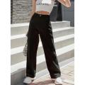 Black Wide Leg Women Jeans High Waist Baggy Style Pants EXPORT QUALITY | Factory Outlet. 