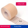 1 Roll 5cmx10m Medical Non-woven Fabric Tap Breathable Hyposensitive Plaster Wound Dressing Catheter Needle Fixation Tape. 