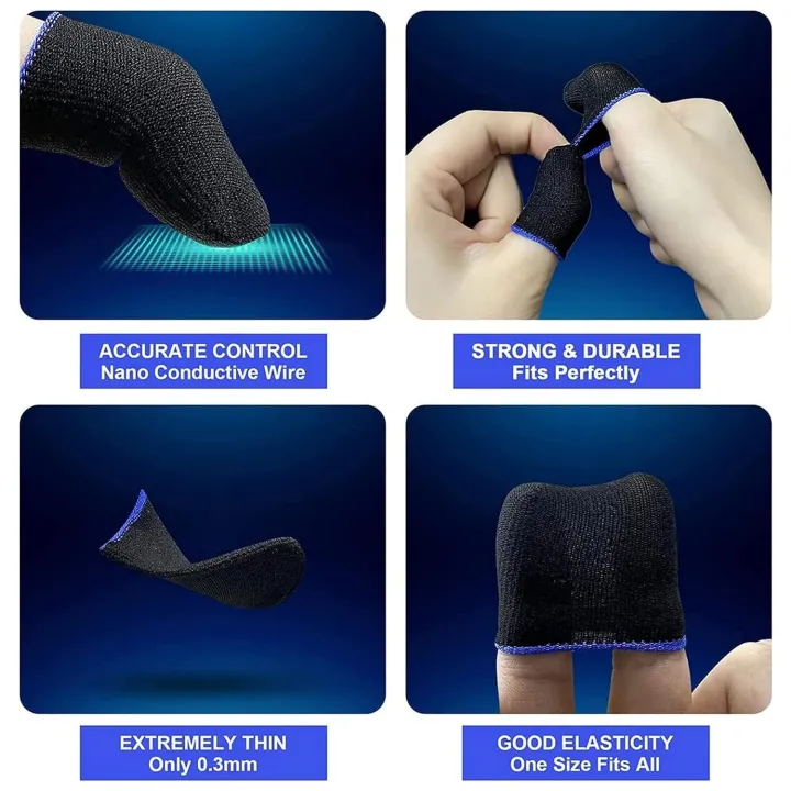 Pack%20Of%202%20Pair%20/%205%20Pair%20Finger%20Sleeves%20Gaming%20Gloves%20Thumb%20Anti-Slip%20Touchscreen%20Sensitive%20for%20Mobile%20Game,%20PUBG,%20Freefire%20Controller%20-%20Image%204