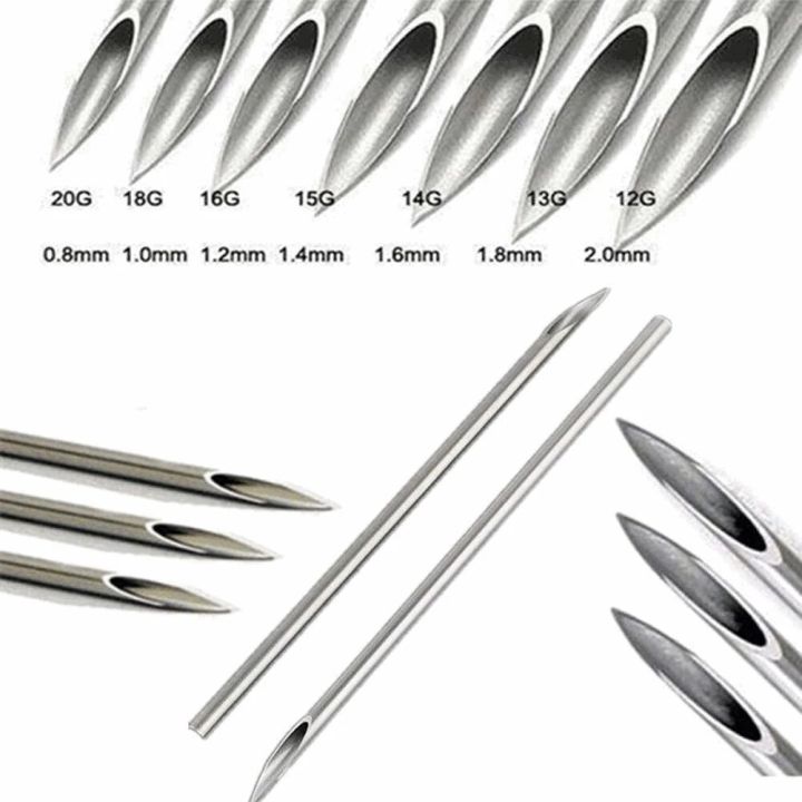 【Beauty Code】Disposable Body Piercing Needles Tattoo Piercing Needles hot 10pcs