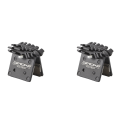 2 Pair Bike J03A Resin Cooling Fin Ice Tech Bicycle Hydraulic Disc Brake Pads Oil Calipers for Oil Brakes. 