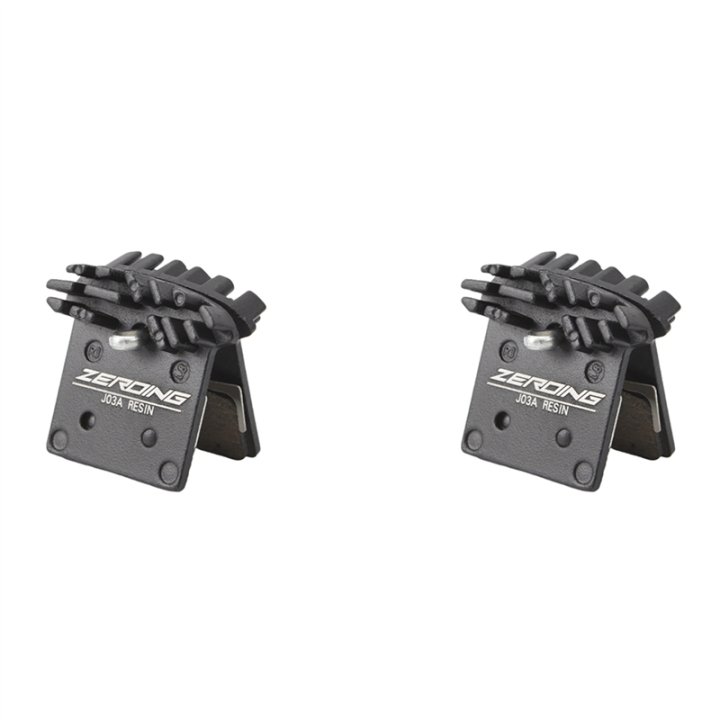 2 Pair Bike J03A Resin Cooling Fin Ice Tech Bicycle Hydraulic Disc Brake Pads Oil Calipers for Oil Brakes