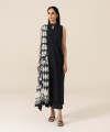 Sapphire Unstitched - 3 Piece - Embroidered Textured Lawn Suit. 