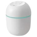 Air Humidifier USB Small 220Ml Mini Portable Cool Mist Diffuser for Bedroom Office Desk Car Travel Aroma Atomizer,White. 