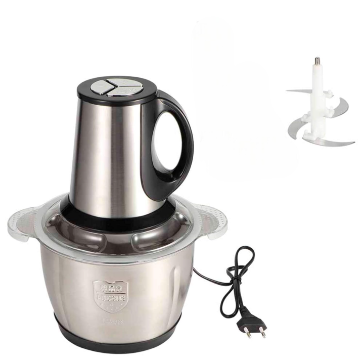 HomeStar Appliances |700W Electric Meat Grinder & Meat Food Chopper  | Meat Chopper Stainless Steel Blades  | Multipurpose Grinder for Meat, Vegetables & Fruits | Kitchen Cutter & Mincer | Black