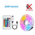 1-30M Dream WS2812B Bluetooth LED RGB Strip Light 5050 Tuya WiFi App RGBIC Tape LED Magic USB TV Backlight Room Neon Night Light. 
