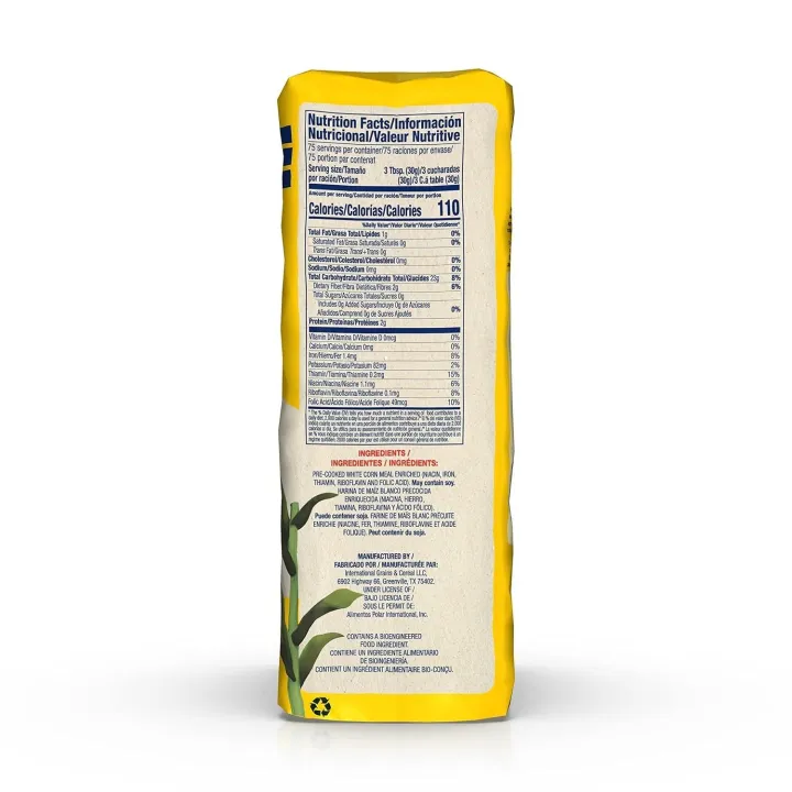 P.A.N. White Corn Meal – Pre-cooked Gluten Free and Kosher Flour for ...