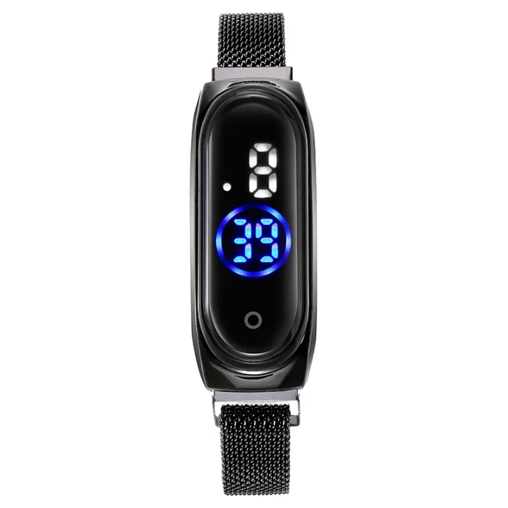 Watches%20for%20Women%20Touch%20Screen%20LED%20Watch%20Ladies%20Magnetic%20Mesh%20Belt%20Electronic%20Digital%20Student%20-%20Image%202
