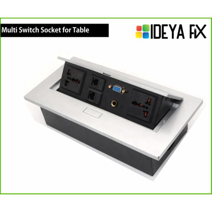 Multi Function Switch Socket Technology Box for office table