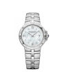 Raymond Weil Womens Parsifal Silver Stainless Steel Quartz (8) Diamonds White Mother of Pearl Dial Silver Steel Bracelet Watch-RW5180-ST-00995. 