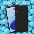 Samsung A22  Matte Black Soft Silicon Back Cover. 